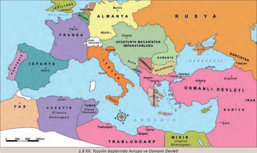 1.8 XX. Yüzyılın başlarında Avrupa ve Osmanlı Devleti
