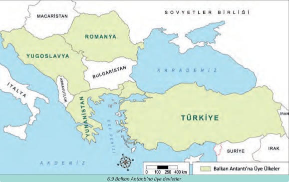 Balkan Antantı’na katılan ülkeler 1